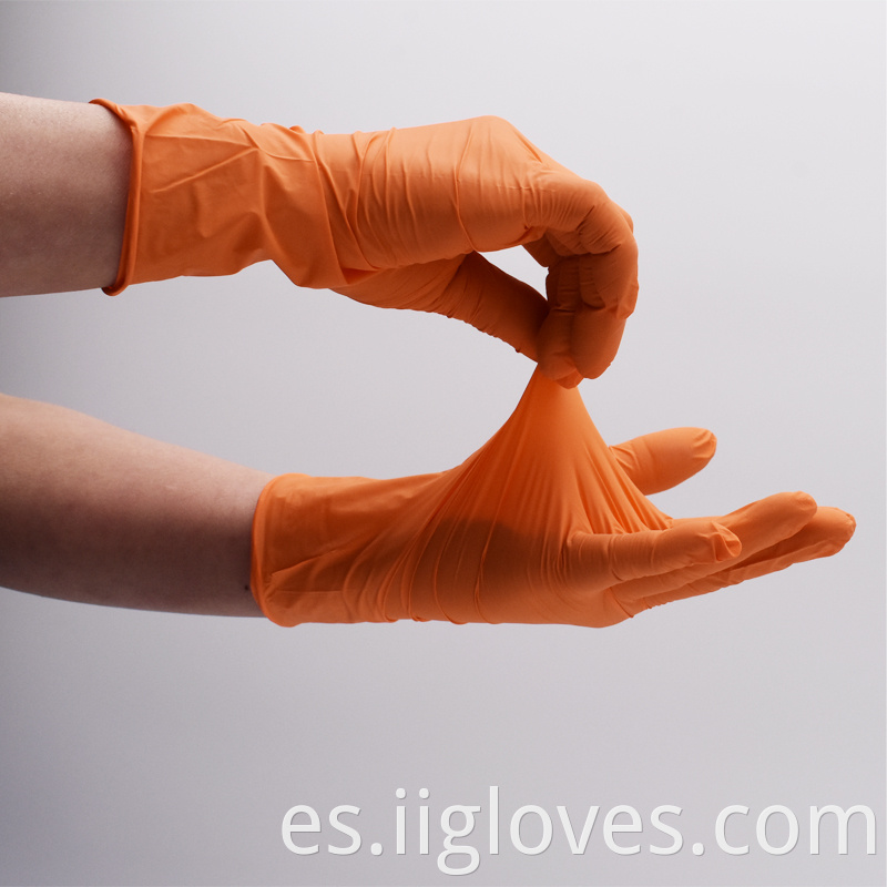 Guantes de guantes mecánicos desechables de nitrilo Guantes protectores protectores Resistencia al aceite Guantes de trabajo